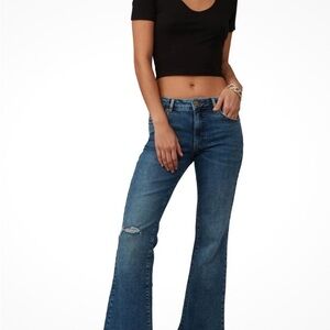 Lola Jeans Bradly Mid-rise Flared Jeans